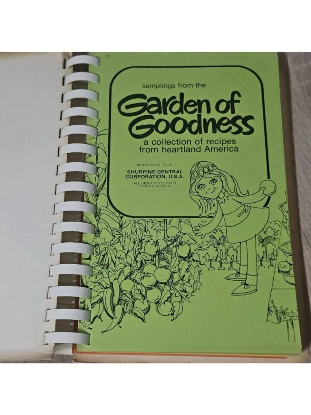 Vintage Shur Fine Foods Samplings from the Garden of Goodness Cookbook (1976)